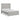 Cottonburg Panel Bed - Light Gray/White / Full