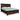 Porter Sleigh Storage Bed - Rustic Brown / King
