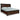 Porter Sleigh Storage Bed - Rustic Brown / King