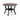 Corloda Round Dining Table and 4 Chairs (Set of 5) - Black/Gray