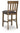 Urbinforte Counter Height Barstool - Light Brown