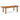 Dressonni Rectangular Dining Extension Table - Brown