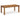 Dressonni Rectangular Dining Extension Table - Brown