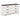 Shawburn Dresser - Whitewash/Charcoal Gray / 6 Drawer