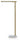 Santiford Floor Lamp - Gold Finish/White