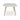 Seton Creek Oval Outdoor Dining Table - White