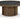 Dontayne Round Coffee Table - Warm Brown
