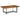 Fortmaine Rectangular Coffee Table - Brown/Black