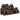 Game Zone Power Reclining Sofa - Bark