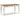 Realyn 60" Home Office Desk - White/Brown