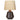 Ancel Table Lamp - Black/Brown