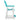 Eisely Outdoor Counter Height Bar Stool (Set of 2) - Turquoise/White