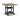 Fairen Trail Square Outdoor Counter Height Dining Table - Black/Driftwood
