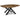 Haileeton Oval Coffee Table - Brown/Black